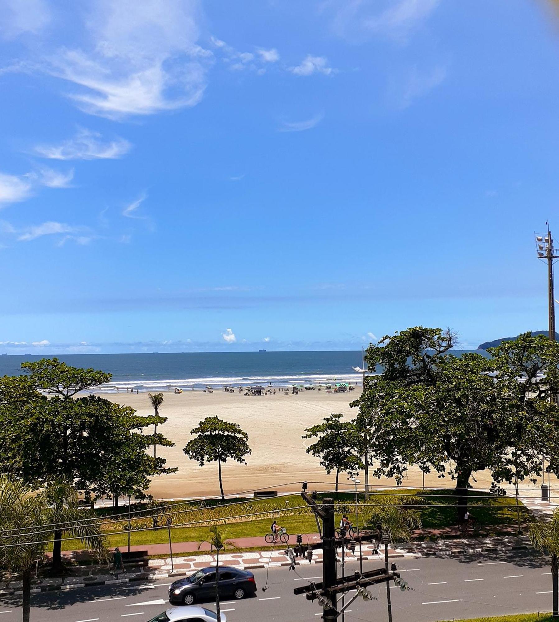 Vista Mar Na Praia Do Gonzaga Santos  Extérieur photo